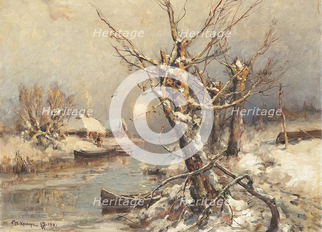 Winter sun, 1911. Artist: Klever, Juli Julievich (Julius), von (1850-1924)