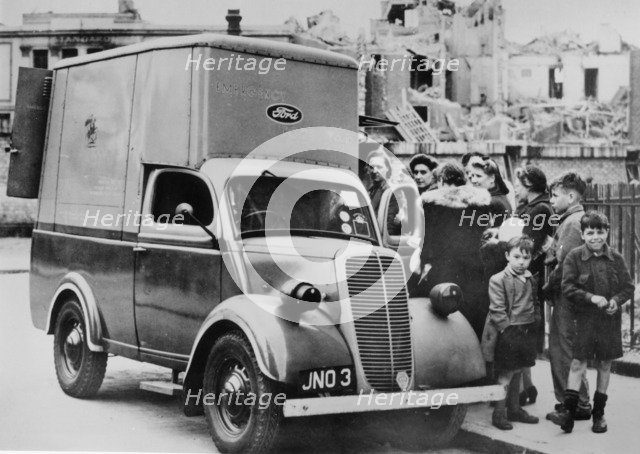 Ford E83W 10cwt Emergency food van in London World War 2