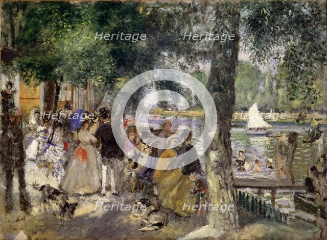 'Bathing on the Seine (La Grenouillére)', 1869.  Artist: Pierre-Auguste Renoir