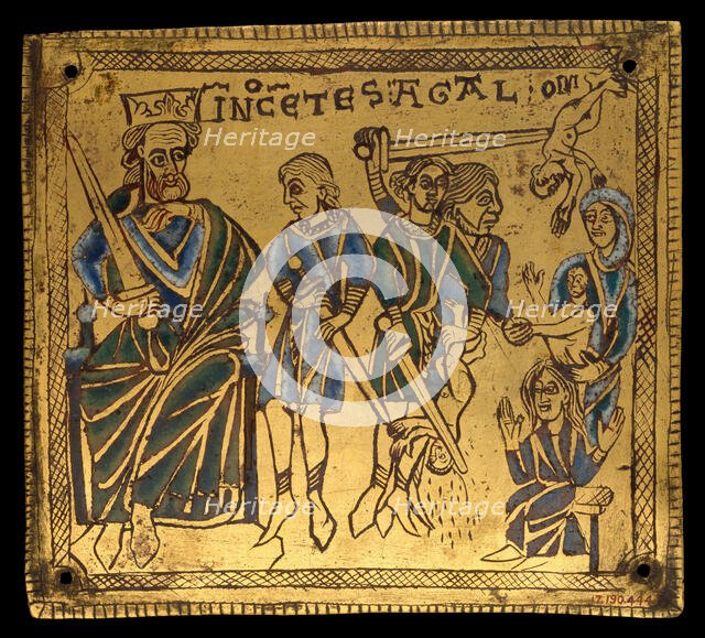 Plaque with the Massacre of the Innocents, German, ca. 1150. Creator: Unknown.