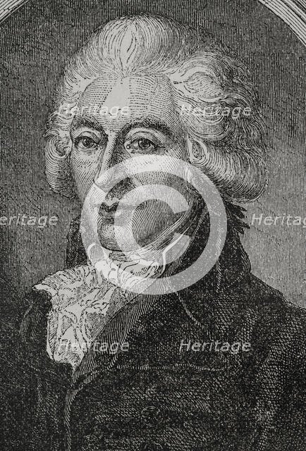 Armand Gensonné, (1758-1793), French politician and deputy of the Convention, 1876.  Creator: Unknown.