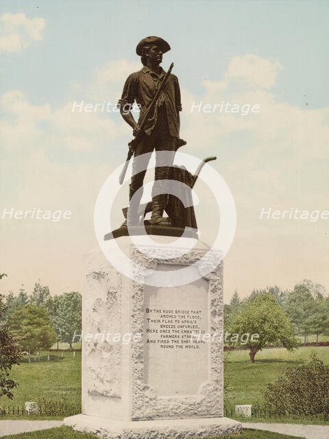 The Minute Man, Concord, c1900. Creator: Unknown.
