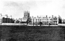 The late Lord Randolph Churchill: Merton College, Oxford, 1895. Creator: Hills and Saunders.