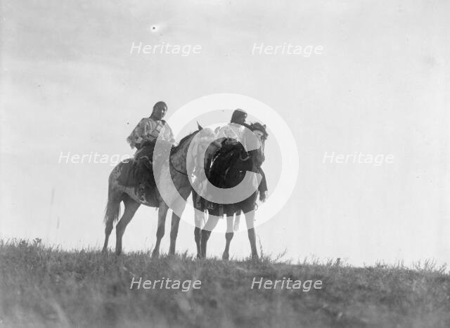 Ogalala[sic] girls, c1907. Creator: Edward Sheriff Curtis.