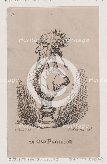 An Old Bachelor, 1808., 1808. Creator: Thomas Rowlandson.