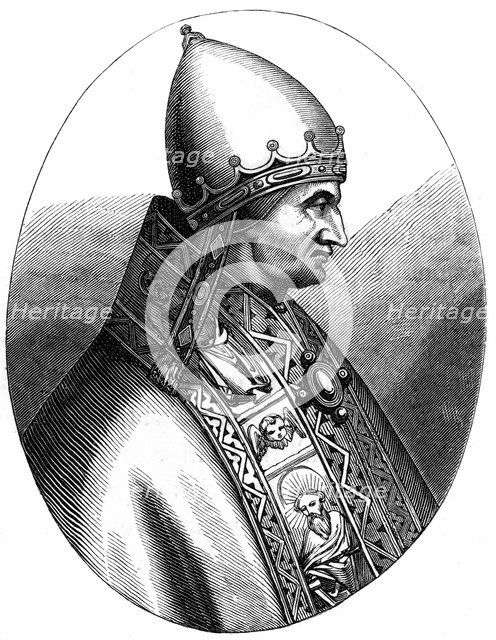 Pope Innocent IV (1180-1254), 1849. Artist: Unknown