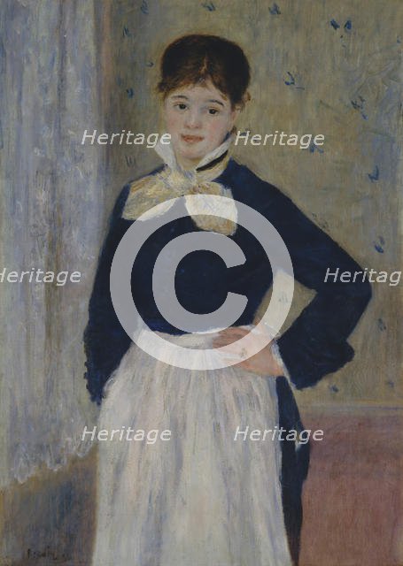 A Waitress at Duval's Restaurant, ca. 1875. Creator: Pierre-Auguste Renoir.