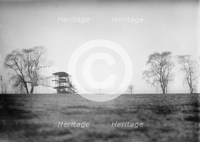 Anthony Jannus, Flights And Tests of Rex Smith Plane Flown By Jannus - Tests, 1912. Creator: Harris & Ewing.
