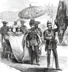 The Grand Chapter of the Star of India at Calcutta: the Prince of Wales...1876. Creator: Unknown.