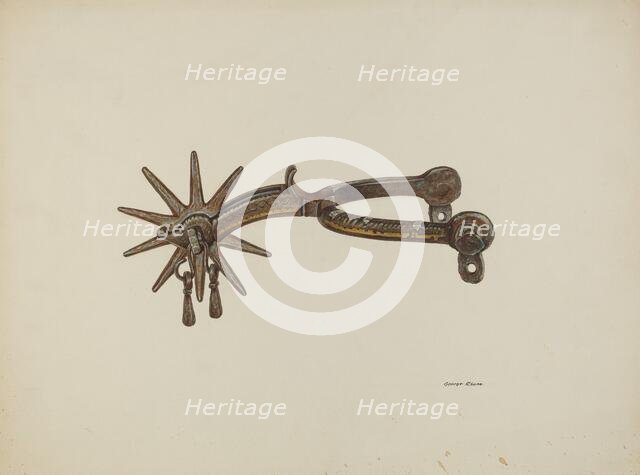 Spur, c. 1940. Creator: George E. Rhone.