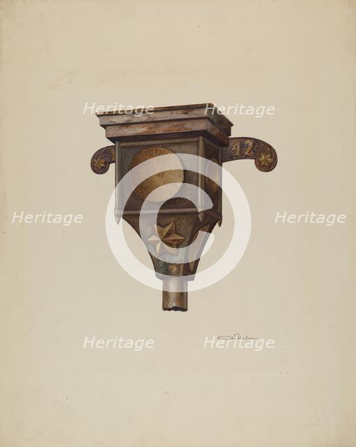 Conductor Head, 1938. Creator: Kurt Melzer.