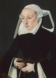Portrait of a Woman with a Prayer Book, 1560/70. Creator: Bartholomaeus Bruyn the Younger.