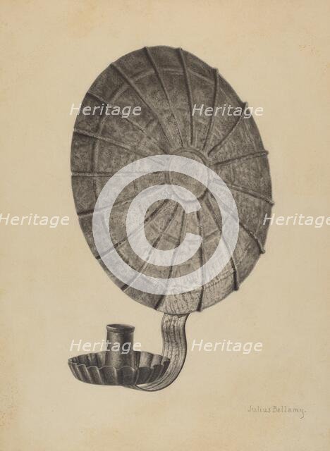 Candle Sconce, c. 1940. Creator: Julius Bellamy.