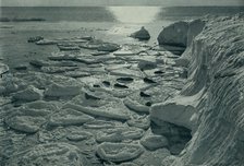 'Seals Basking on Newly Formed Pancake Ice Off Cape Evans', c1910–1913, (1913). Artist: Herbert Ponting.