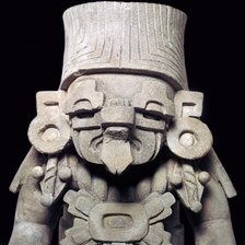 Zapotec statuette of the god of lightning and rain. Artist: Unknown