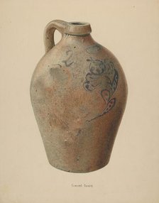 Molasses Jug, c. 1942. Creator: Samuel Faigin.