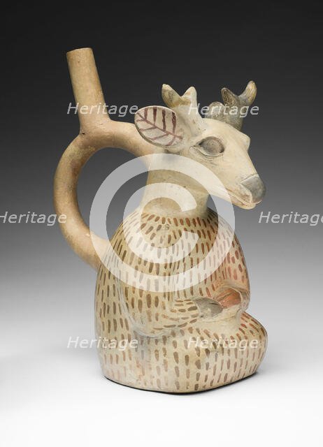 Vessel in the Form of a Deer Impersonator, 100 B.C./A.D. 500. Creator: Unknown.