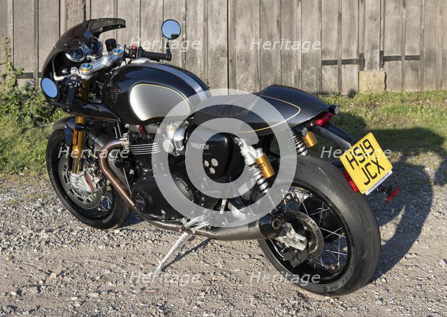 2019 Triumph Thruxton TFC 1200cc. Creator: Unknown.
