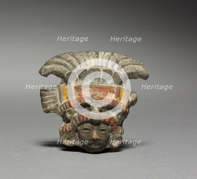 Figurine Head Fragment, 1-550. Creator: Unknown.