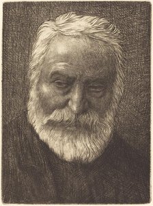 Victor Hugo, 2nd plate. Creator: Alphonse Legros.