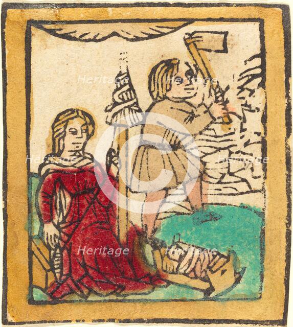 Adam and Eve, c. 1460. Creator: Unknown.