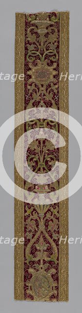 Orphrey Band, Spain, 17th century. Creator: Unknown.