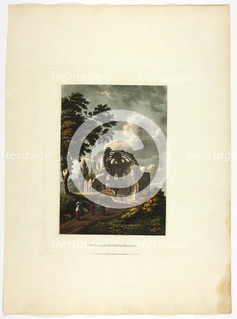 Temple of Minerva Medica, plate twenty-five from the Ruins of Rome, published February 20, 1798. Creator: Matthew Dubourg.