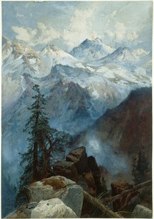 Summit of the Sierras, 1872/75. Creator: Thomas Moran.