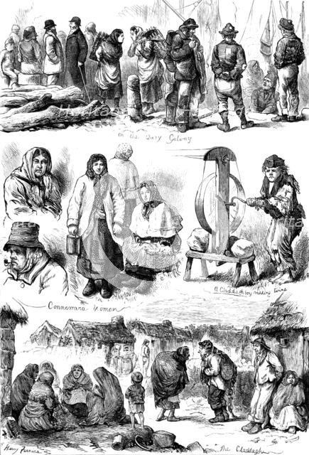 Sketches In Ireland: at Galway, 1880. Creator: Unknown.