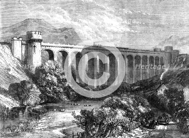 The Knucklass Viaduct, Central Wales Railway, 1865. Creator: Unknown.