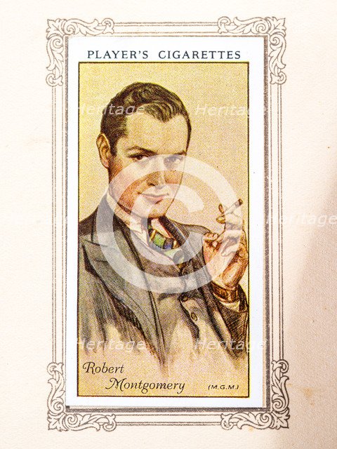 Robert Montgomery, 1934. Artist: Unknown.