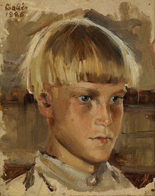 Orphan Boy, 1886. Creator: Akseli Gallen-Kallela.