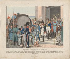 The Departure of Napoleon to the Island of Elba. Artist: Campe, August Friedrich Andreas (1777-1846)