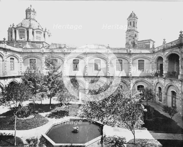 The Old San Hipolito Convent, Mexico City, Mexico, c1900.  Creator: Unknown.