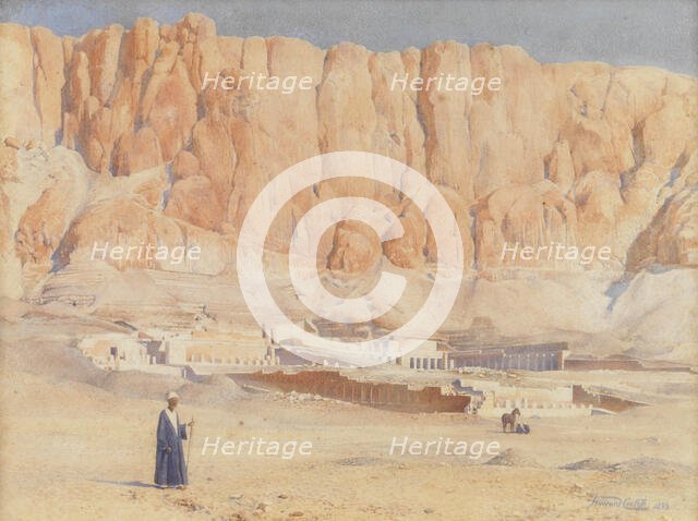 The Temple of Hatshepsut, 1899. Creator: Carter, Howard (1874-1939).