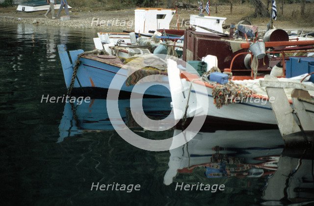 Harbour, Meganisi, near Levkas, Greece.