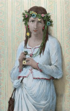 Ophelia, 19th century.  Creator: Unknown.