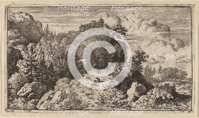 Firs in the Defile, probably c. 1645/1656. Creator: Allart van Everdingen.