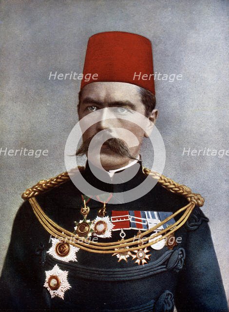 Major General Lord Kitchener of Khartoum, GCB, KCMG, RE, 1900s. Creator: Gabriel Lekegian.