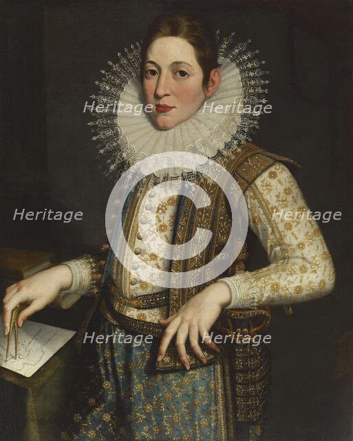 Portrait of an Architect, 1582-1585. Creator: Scipione Pulzone.