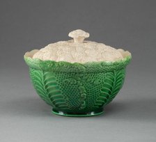 Sugar Bowl, Staffordshire, 1765/80. Creator: Staffordshire Potteries.
