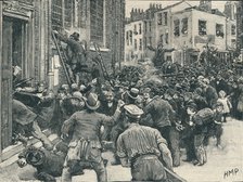 Scene in the Birmingham 'No Popery' riots', 1868 (1906). Artist: Unknown.