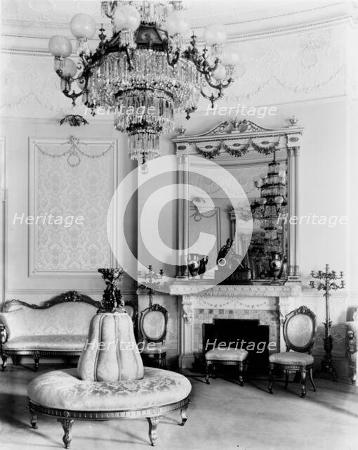 Blue Room, White House, Washington, D.C., c1890. Creator: Frances Benjamin Johnston.