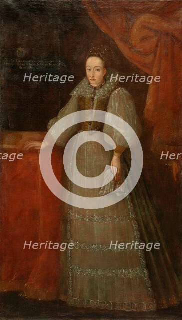 Portrait of Countess Elizabeth Báthory (1560-1614), First third of 17th cen. Creator: Anonymous.