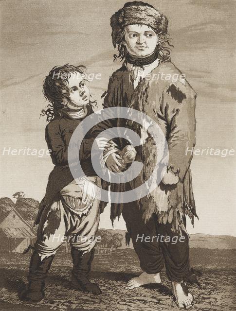 The Young Beggars, c.1800. Creator: Karl Ludwig Bernhard Buchhorn (German, 1770-1856).