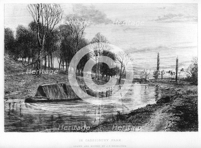 'In Cassiobury Park', c19th century.Artist: John Postle Heseltine