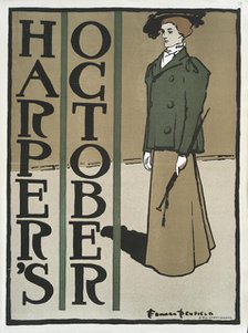Harper's October, c1890 - 1907. Creator: Edward Penfield.