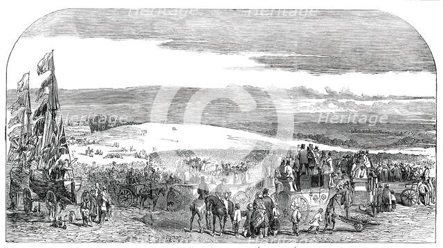 Great Protectionist Meeting on Barham Downs, 1850. Creator: Unknown.