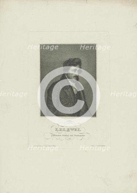 Portrait of Joachim Lelewel (1786-1861) , 1830s. Creator: Anonymous.