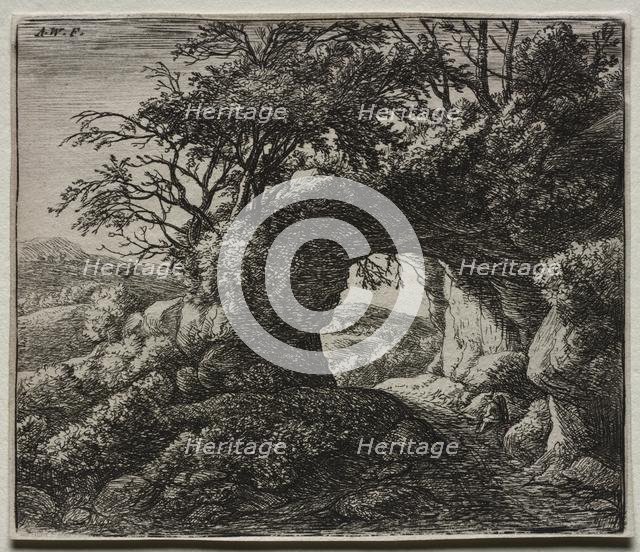 The Pierced Rock. Creator: Anthonie Waterloo (Dutch, 1609/10-1690).